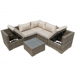 Kentucky 5 Seater Corner Recliner Set